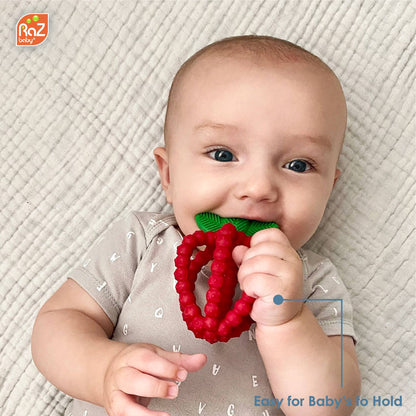 RaBaby RaZberry Bites Blue Teething Toy