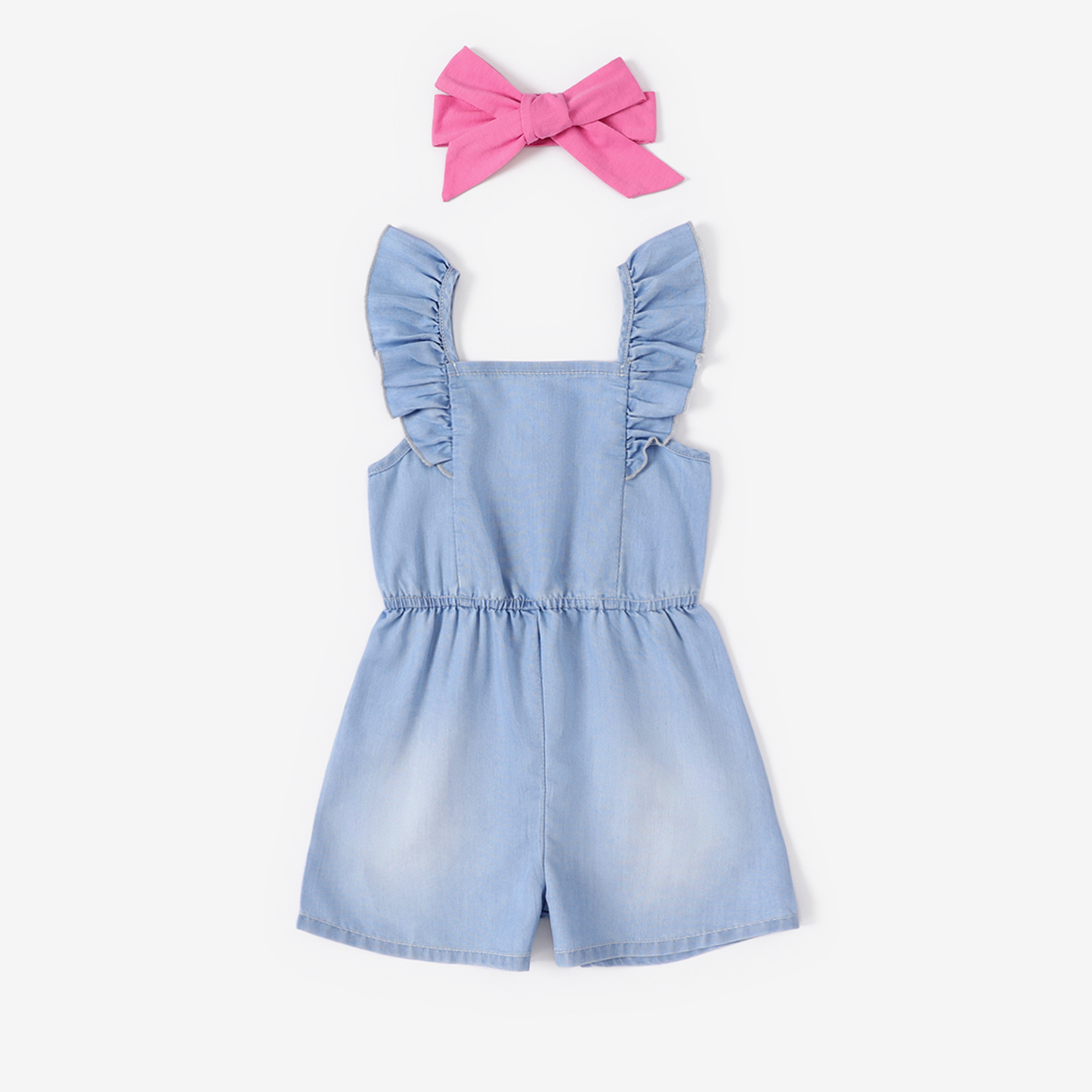 Baby Girls Tencel Jumpsuit