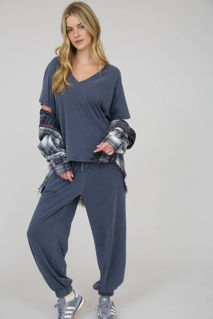 Ozara Mineral Drawstring Jogger