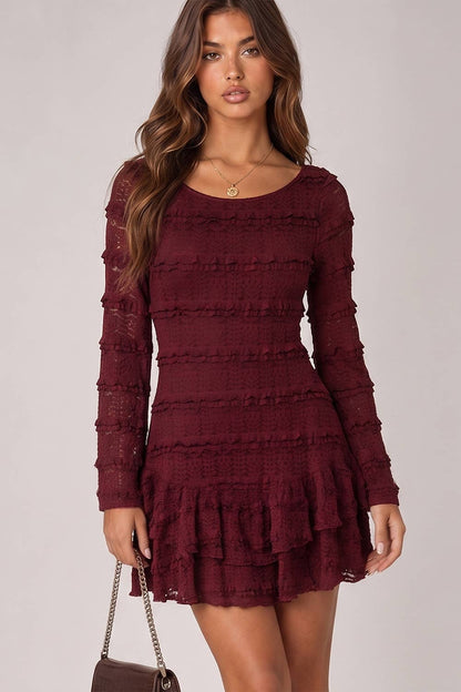 Selena Ruffled Mini Dress