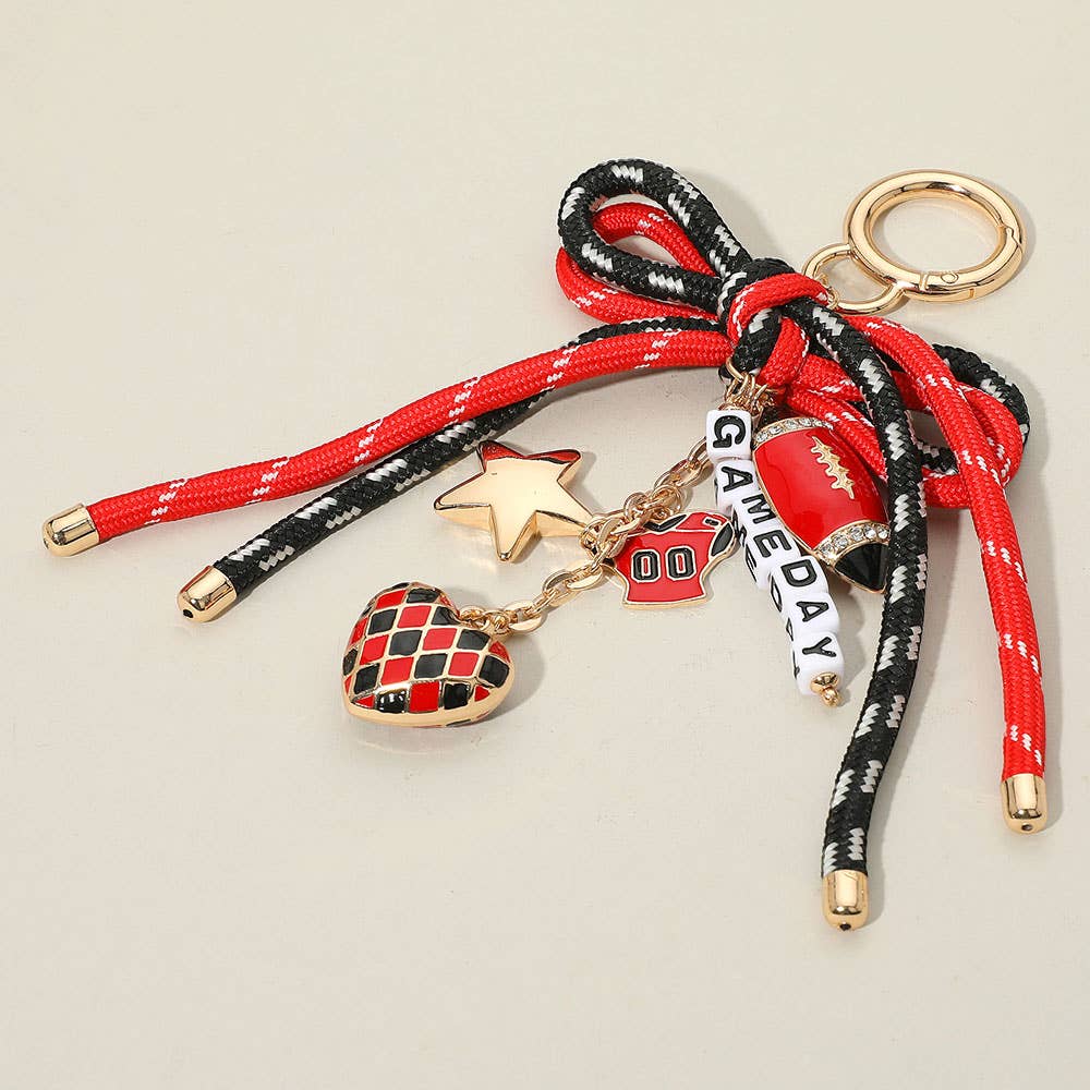 Mascot Football Bag Charm