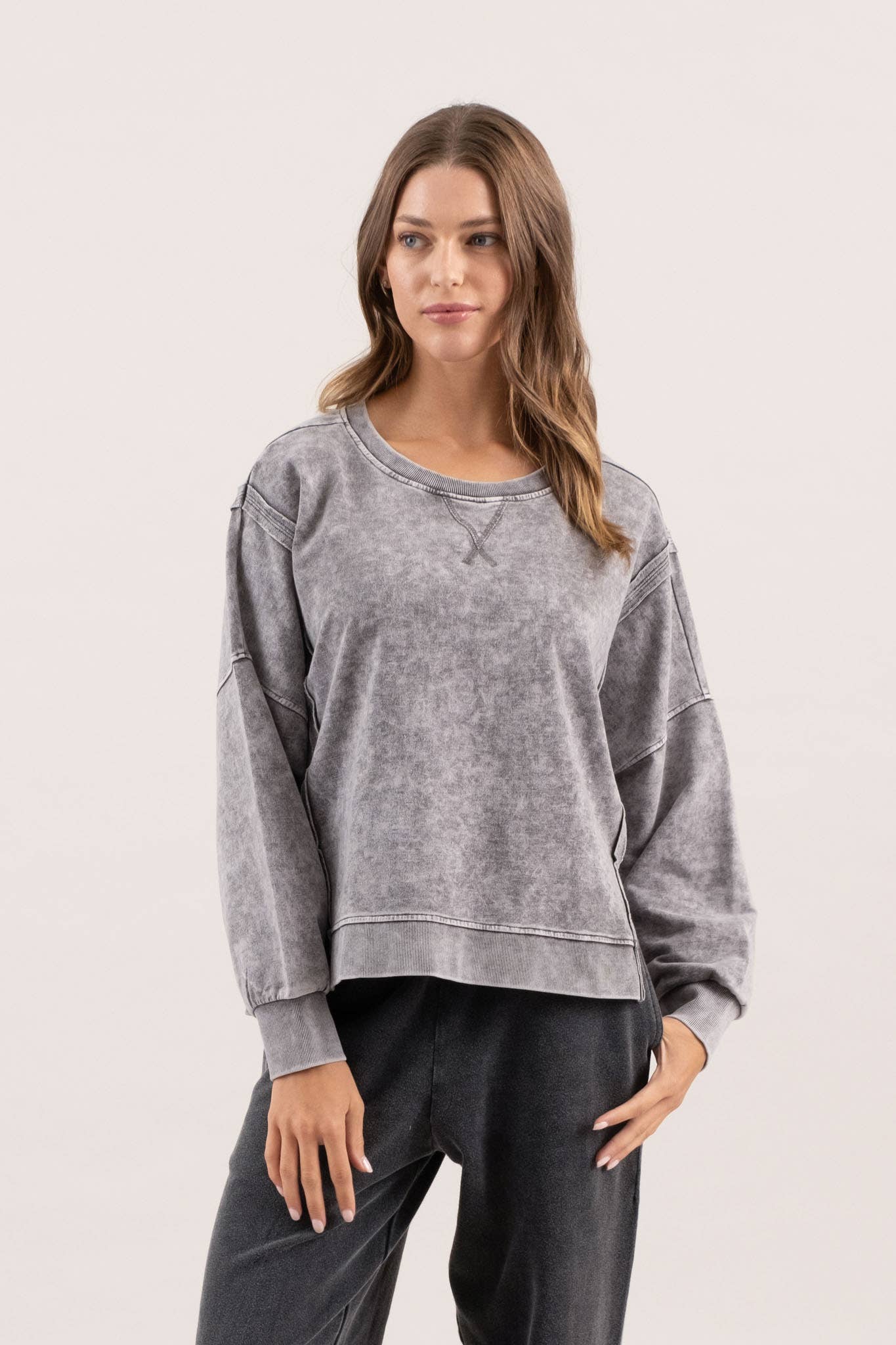 Tiffanie Mineral Longsleeve Top