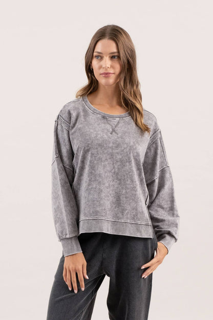 Tiffanie Mineral Longsleeve Top