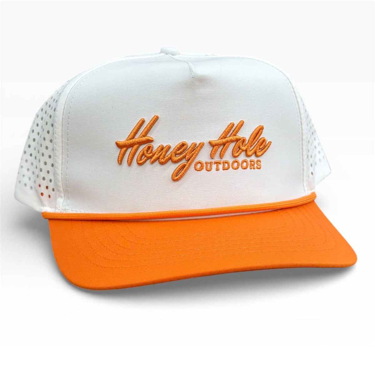 Mens Honey Hole Heritage Orange Performance Rope Hat