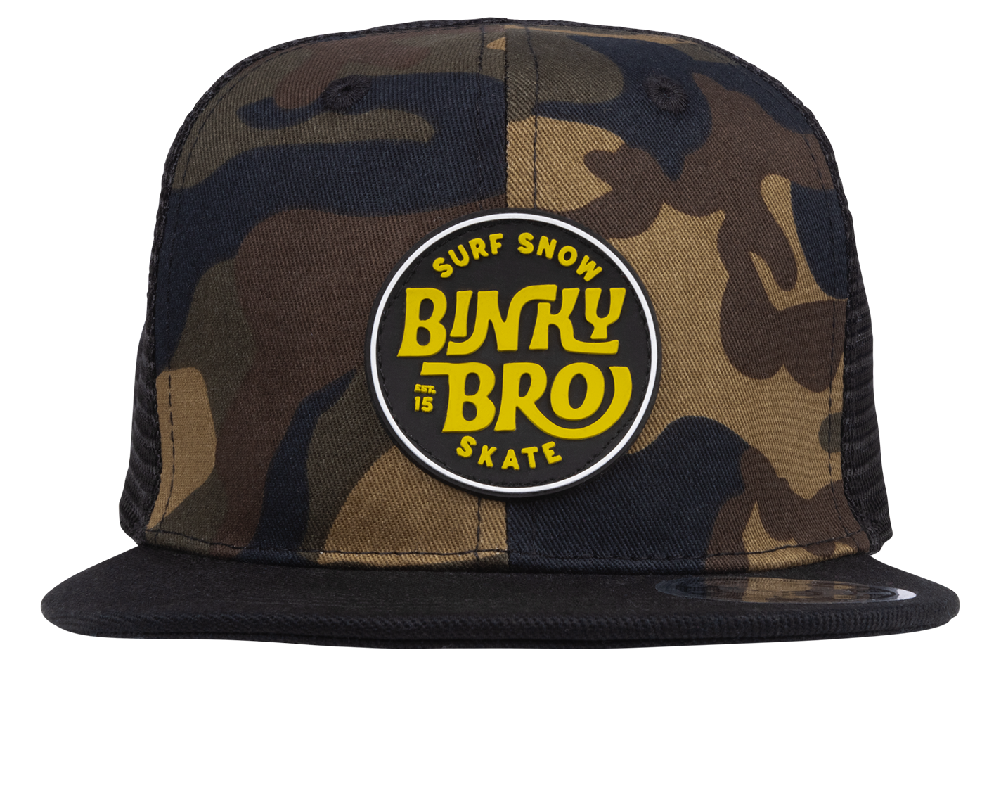 Boys Binky Bro Flat Top Camo Hat
