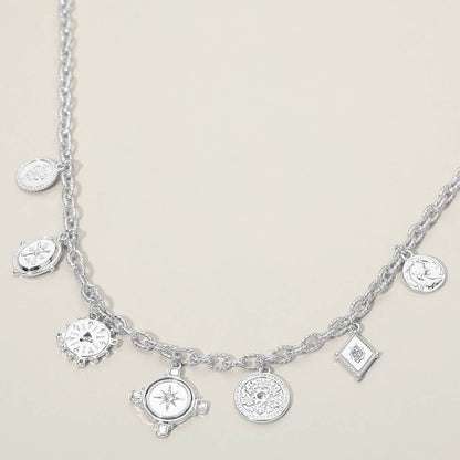 Virginia Coin Charm Necklace