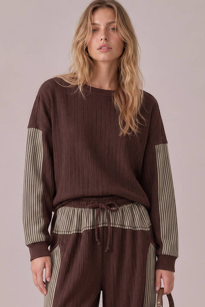 Villa Striped Pant Set