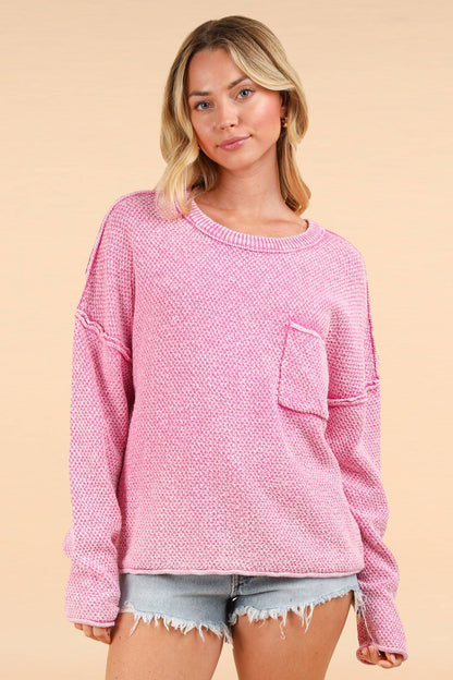 Dansville Mineral Washed Pocket Sweater