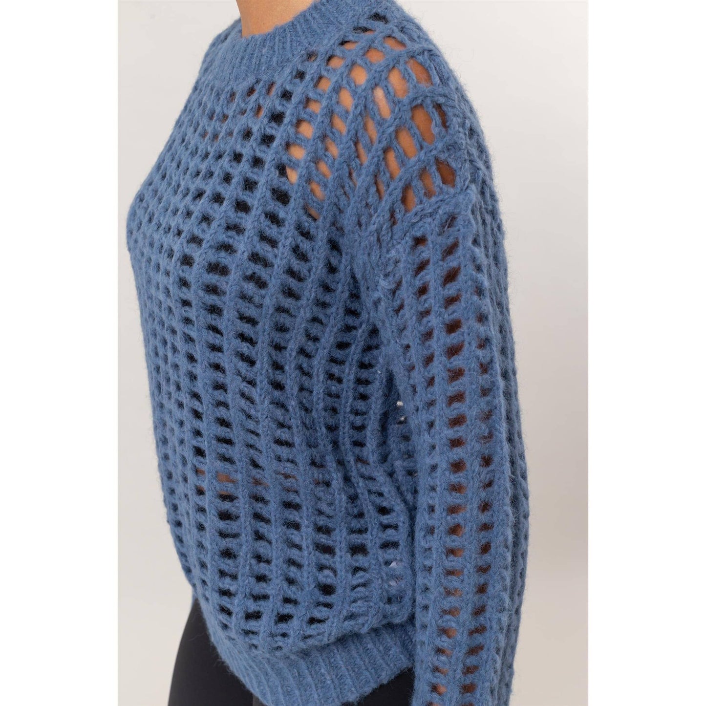 Elizabeth Open Knit Sweater