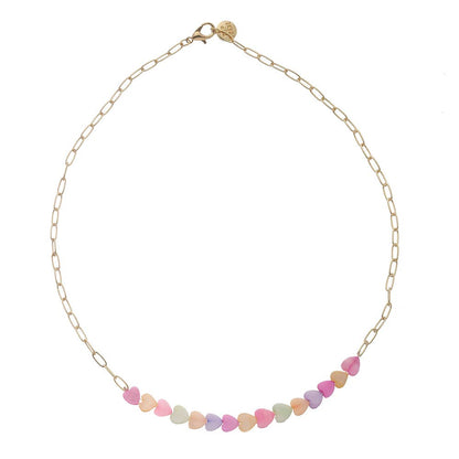 Girls Heart Shell Necklace