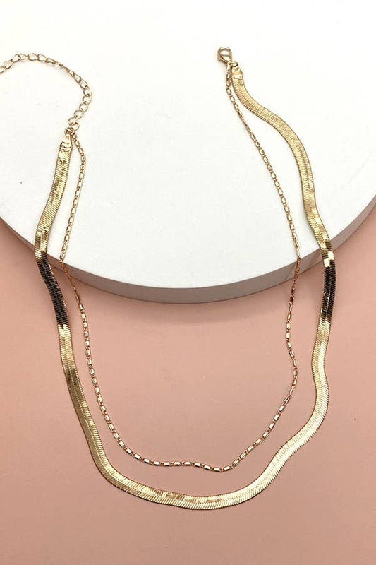Brookhaven Double Chain Necklace