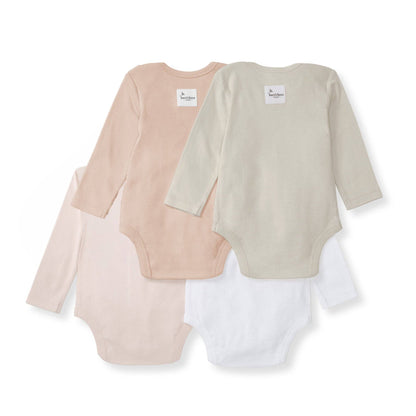 Baby Girls Burt's Bees Set of Longsleeve Onesies