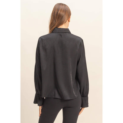 Darcy Ruffle Buttondown Blouse