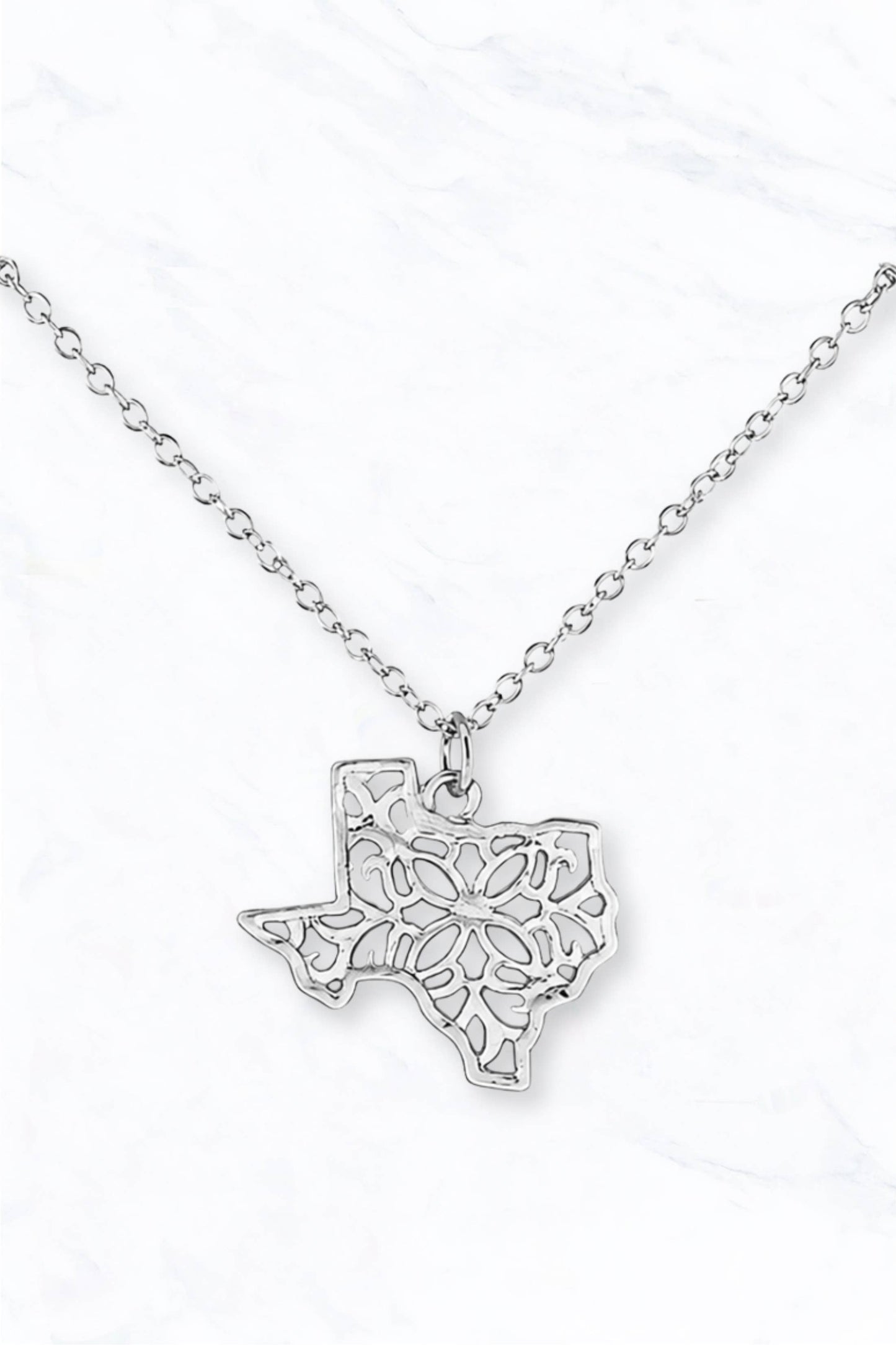 Charity Floral Texas Necklace