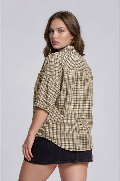 Reverie Plaid Buttondown (Plus Size Only)