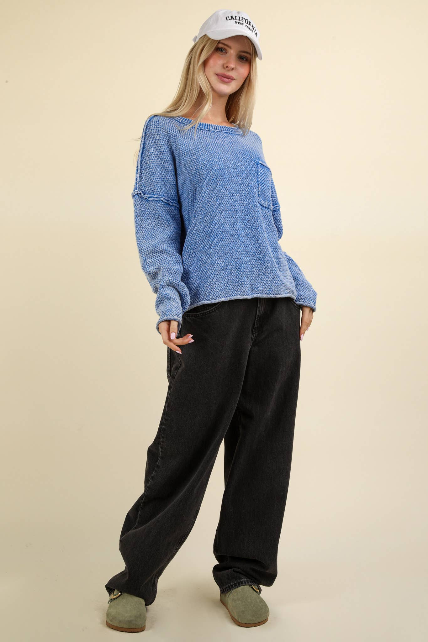 Dansville Mineral Washed Pocket Sweater