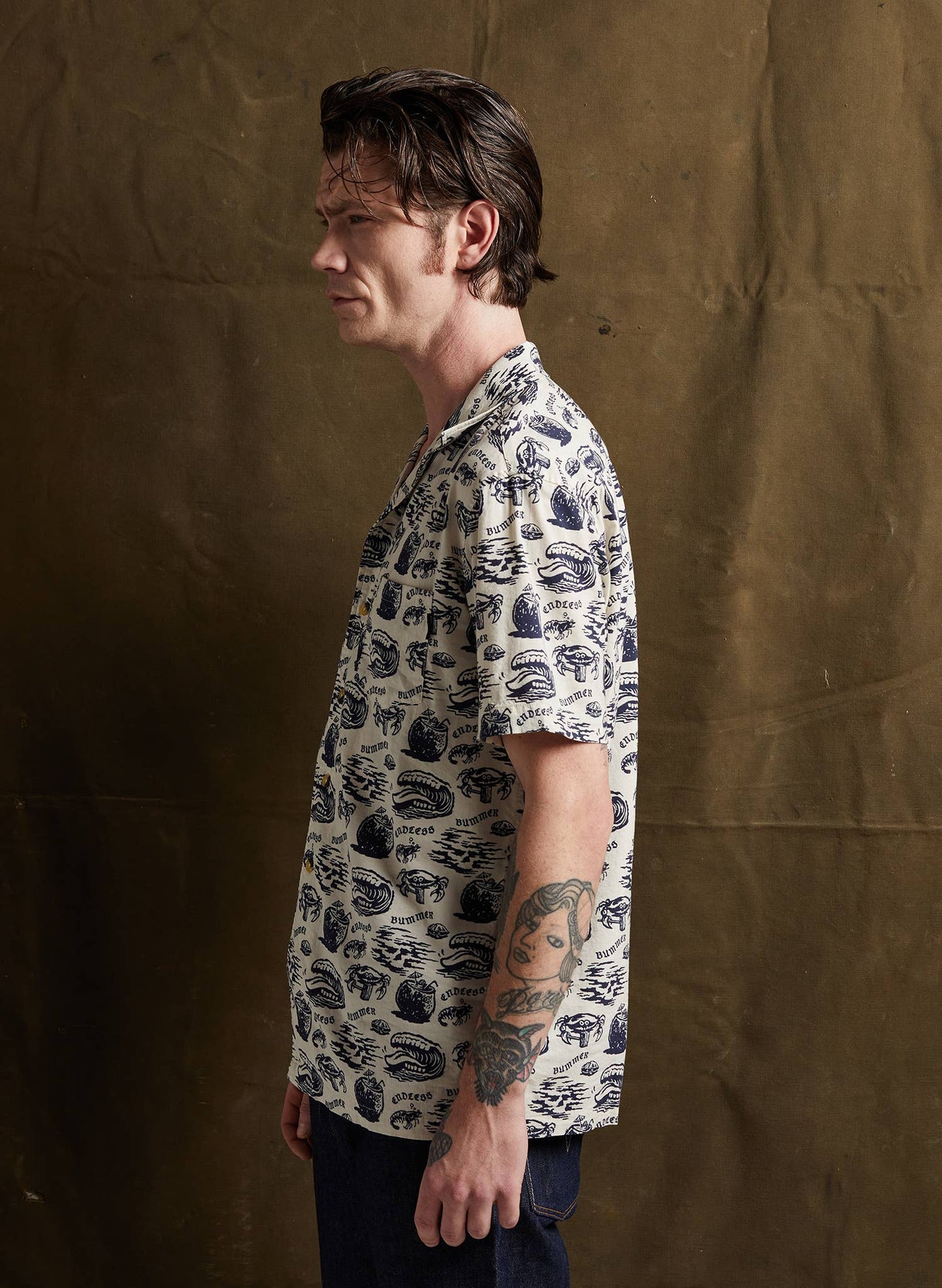 Mens Silverfall Endless Bummer Buttondown Shirt