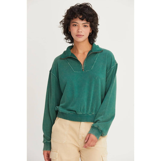 Romilly Mineral Quarterzip Pullover