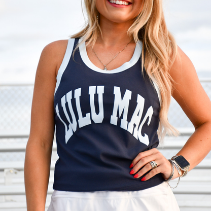 Lulu Mac Arch Logo Contrast Tank