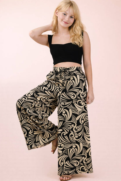 Imogen Graphic Wide Leg Pants
