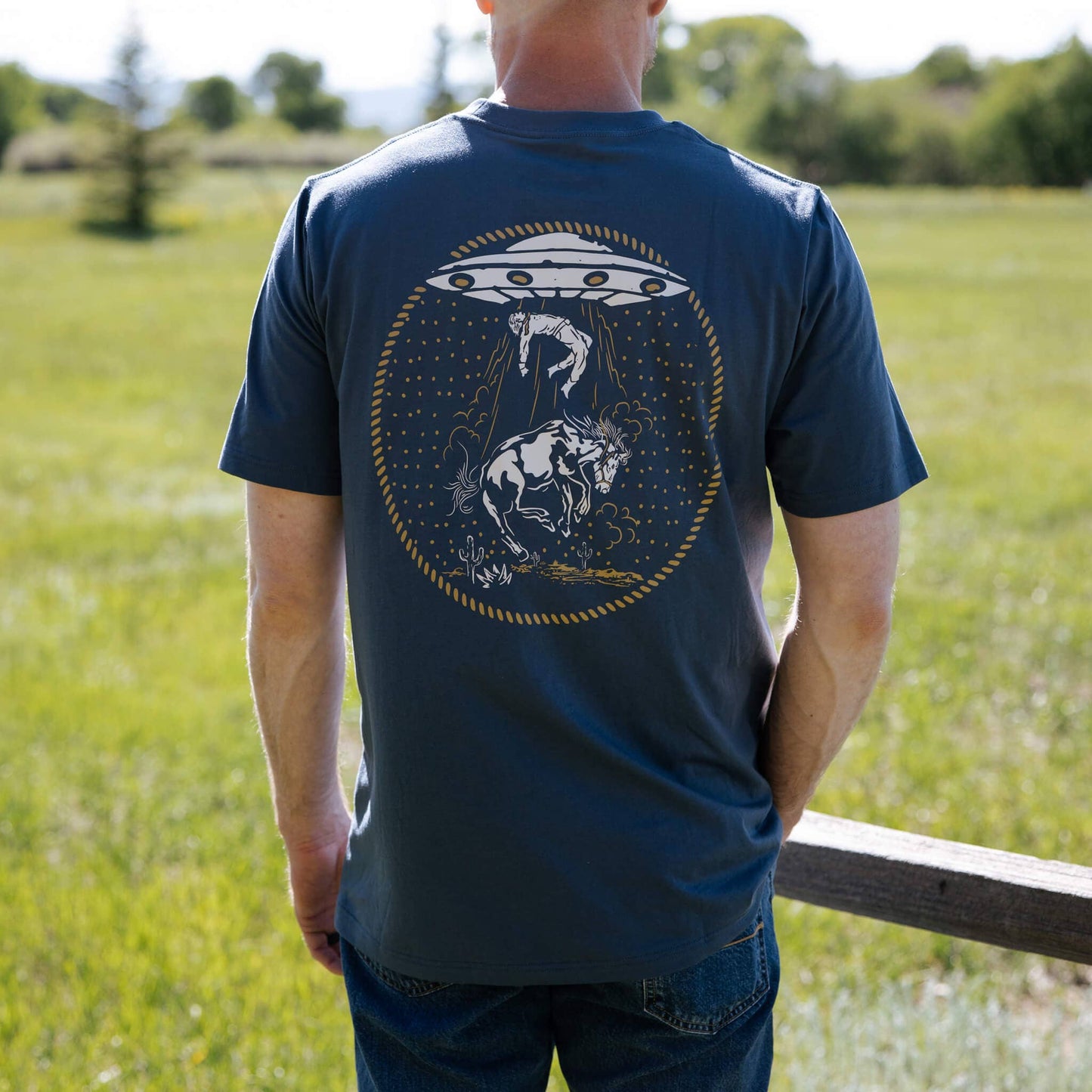 Mens Charros & Aliens Sendero Tee