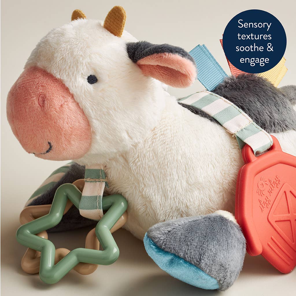 Itzy Ritzy Cow Friends Link & Love™ Activity Plush