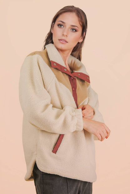 Moonstone Oversized Fleece Pullover