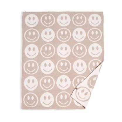 Baby Happy Face Microfiber Blanket