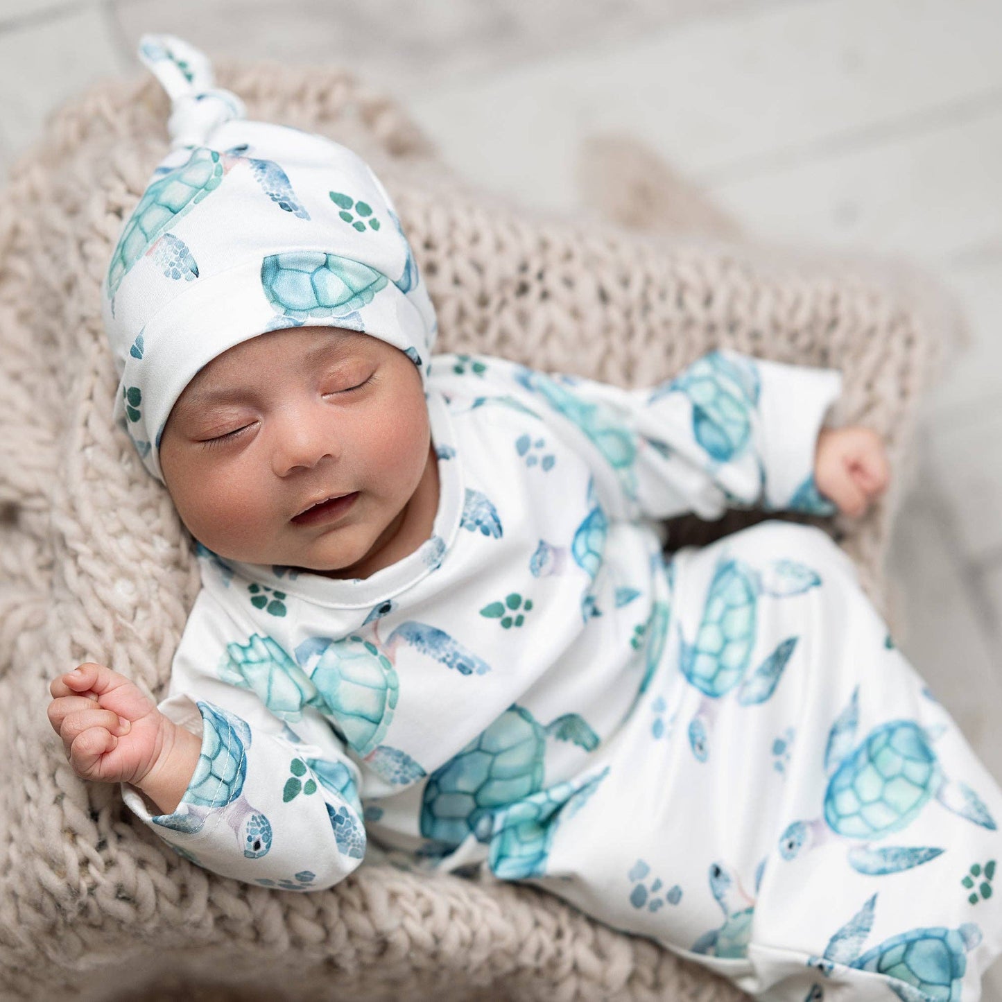 Baby Unisex Sea Turtle Layette