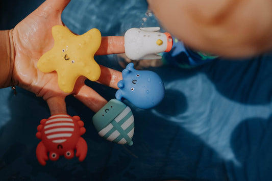 Itzy Ritzy Nautical Itzy Bitzy Puppets™ - Bath + Storytelling Toys
