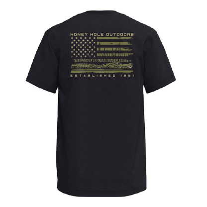 Mens Honey Hole Gator Flag Tee