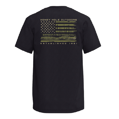 Mens Honey Hole Gator Flag Tee
