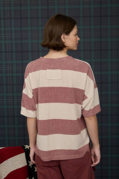 Marshall Striped Vneck Tee