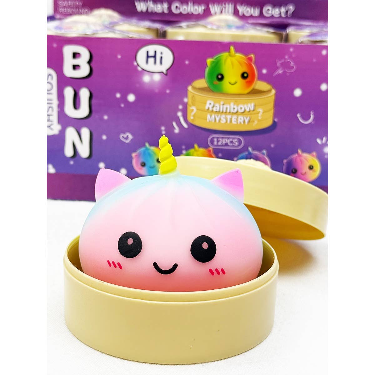 Mystery Rainbow Unicorn Dumpling Squishy