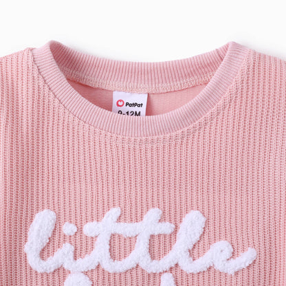 Baby Girls Little Lady Embroidery Sweater