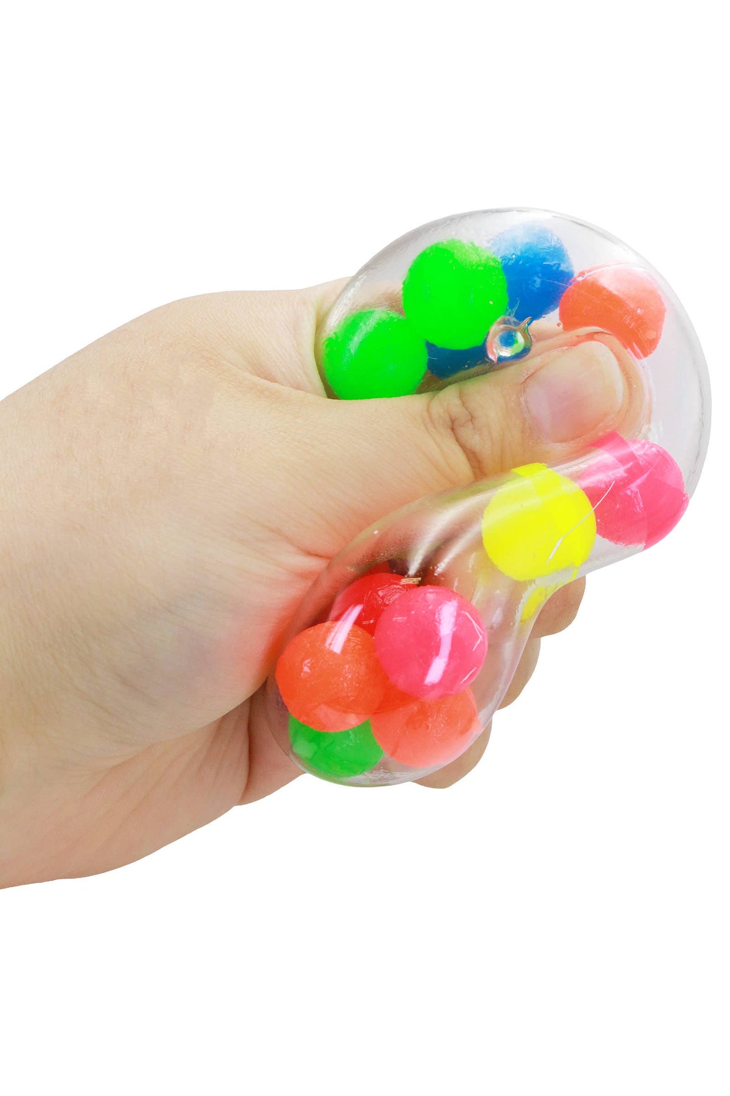 Squishy Clear Colorful Orb Ball
