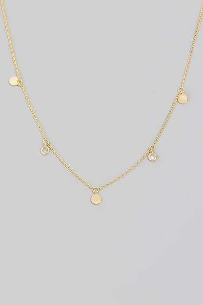 St Malo Coin Charm Necklace