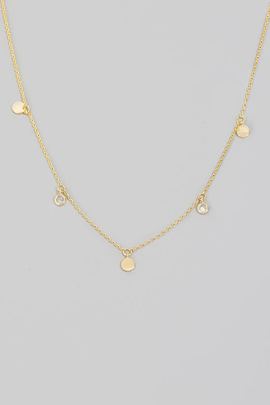 St Malo Coin Charm Necklace