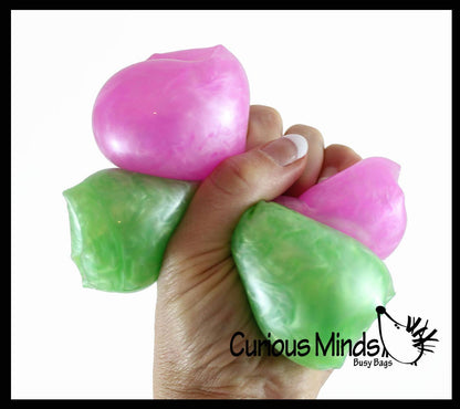 Squishy Pearl Water Filled Tube Toy