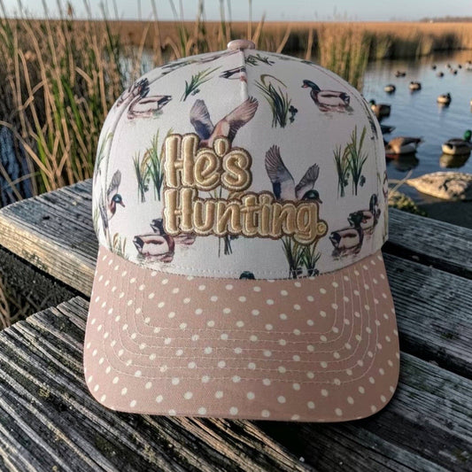 He's Hunting Duck & Polka Dot Hat