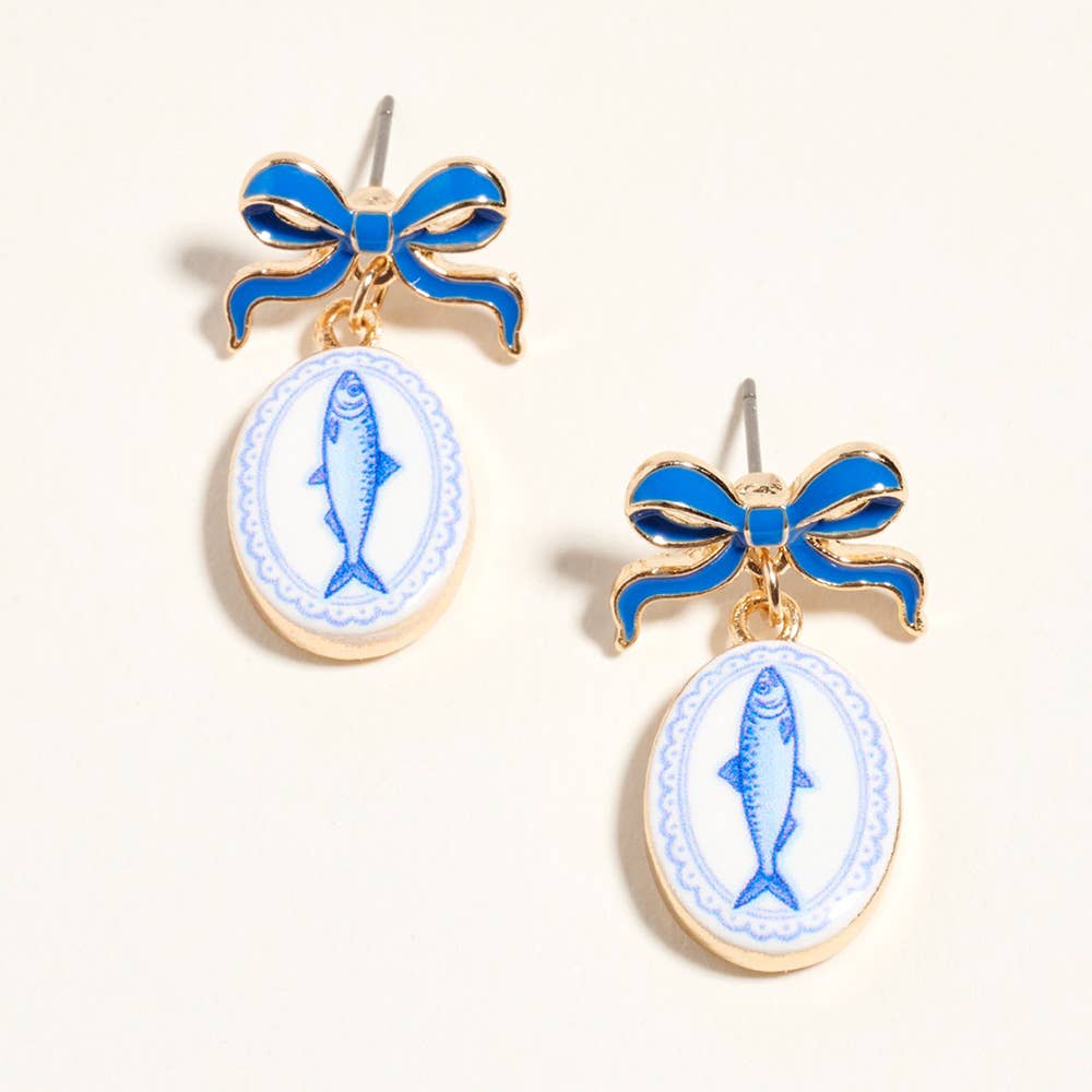 Darya Dangle Frame Earrings