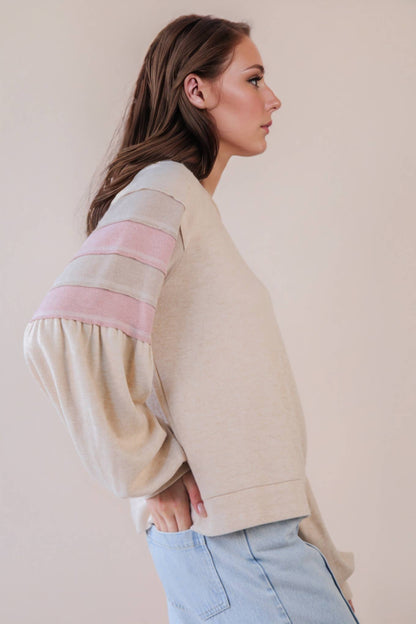 Rainey Color Block Longsleeve Top