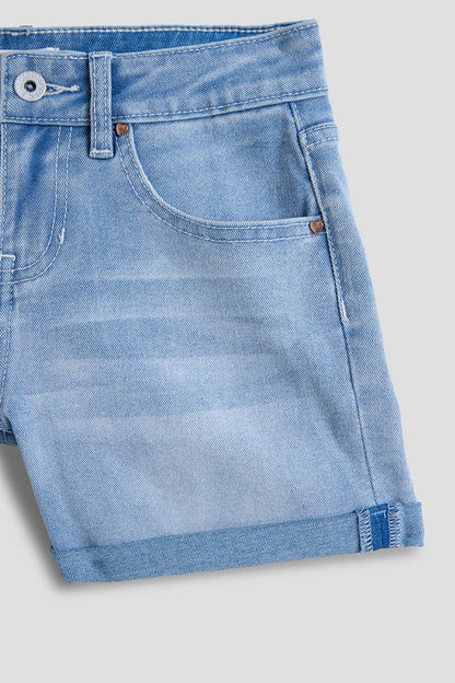 Girls YMI Cuffed Denim Shorts
