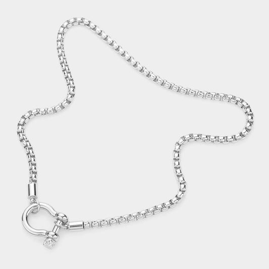 McRae Chunky Carabiner Toggle Necklace