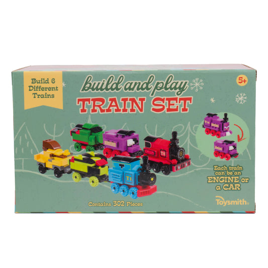 Boys Build & Play Train Set
