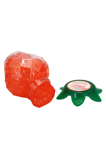 Squishy Strawberry Glittery Slime