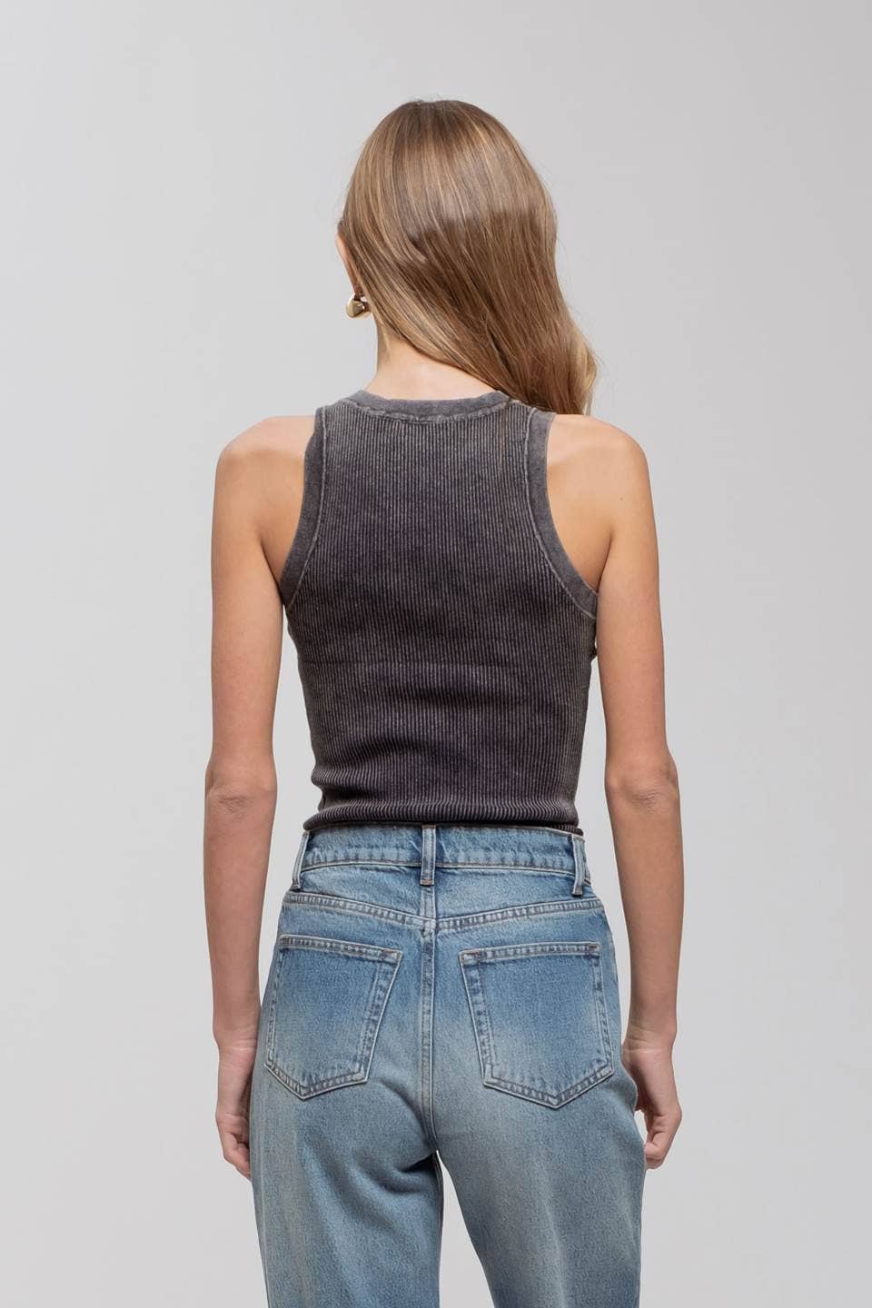 Chester Mineral Washed Knit Tank