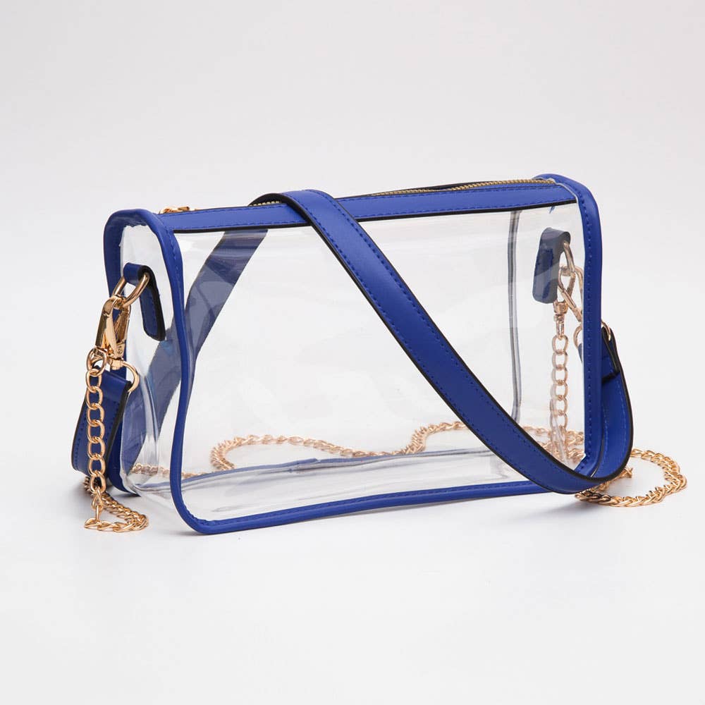 Clear Rectangle Royal Crossbody Bag