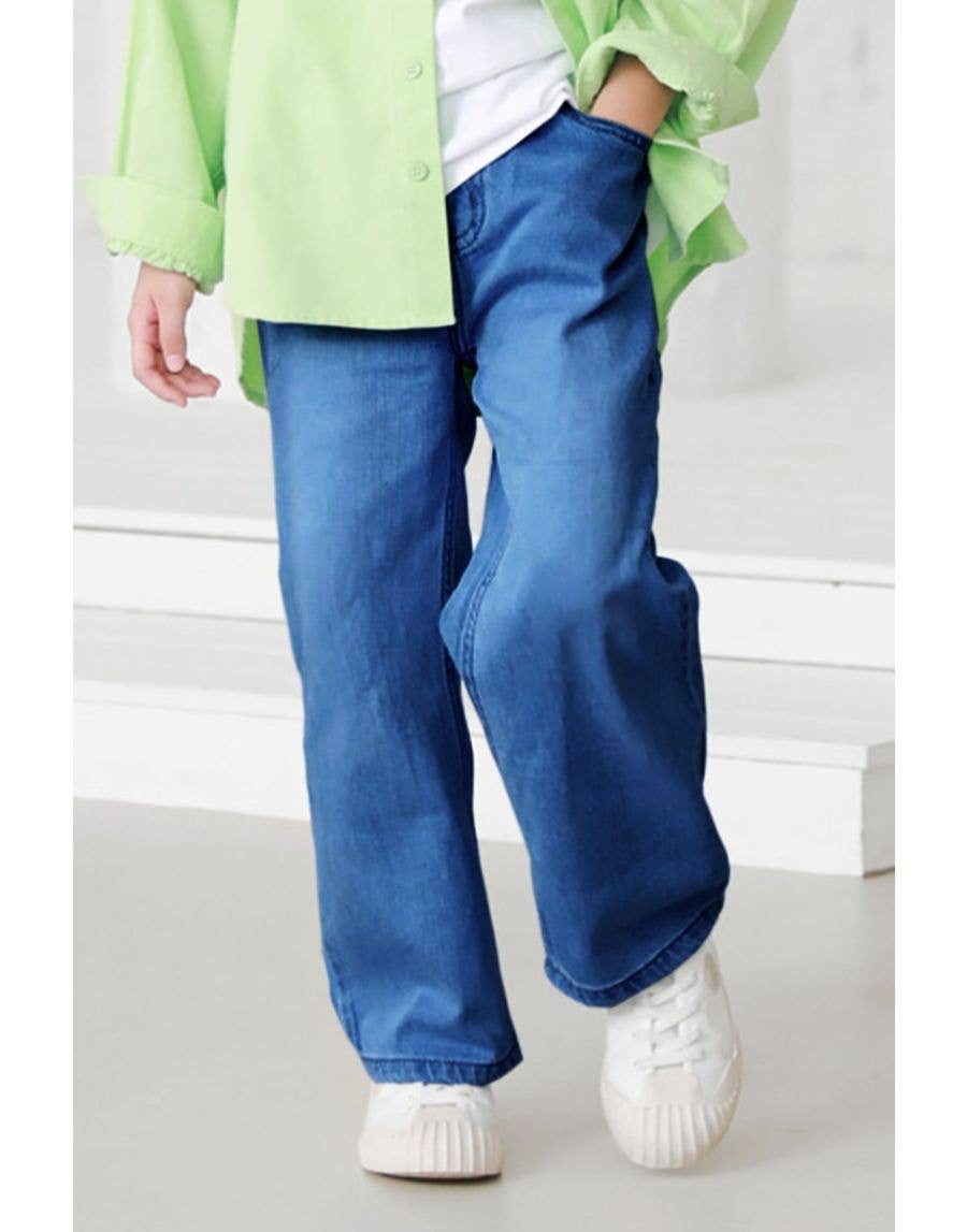 Toddler Girls Cutie Patootie Wide Leg Jeans