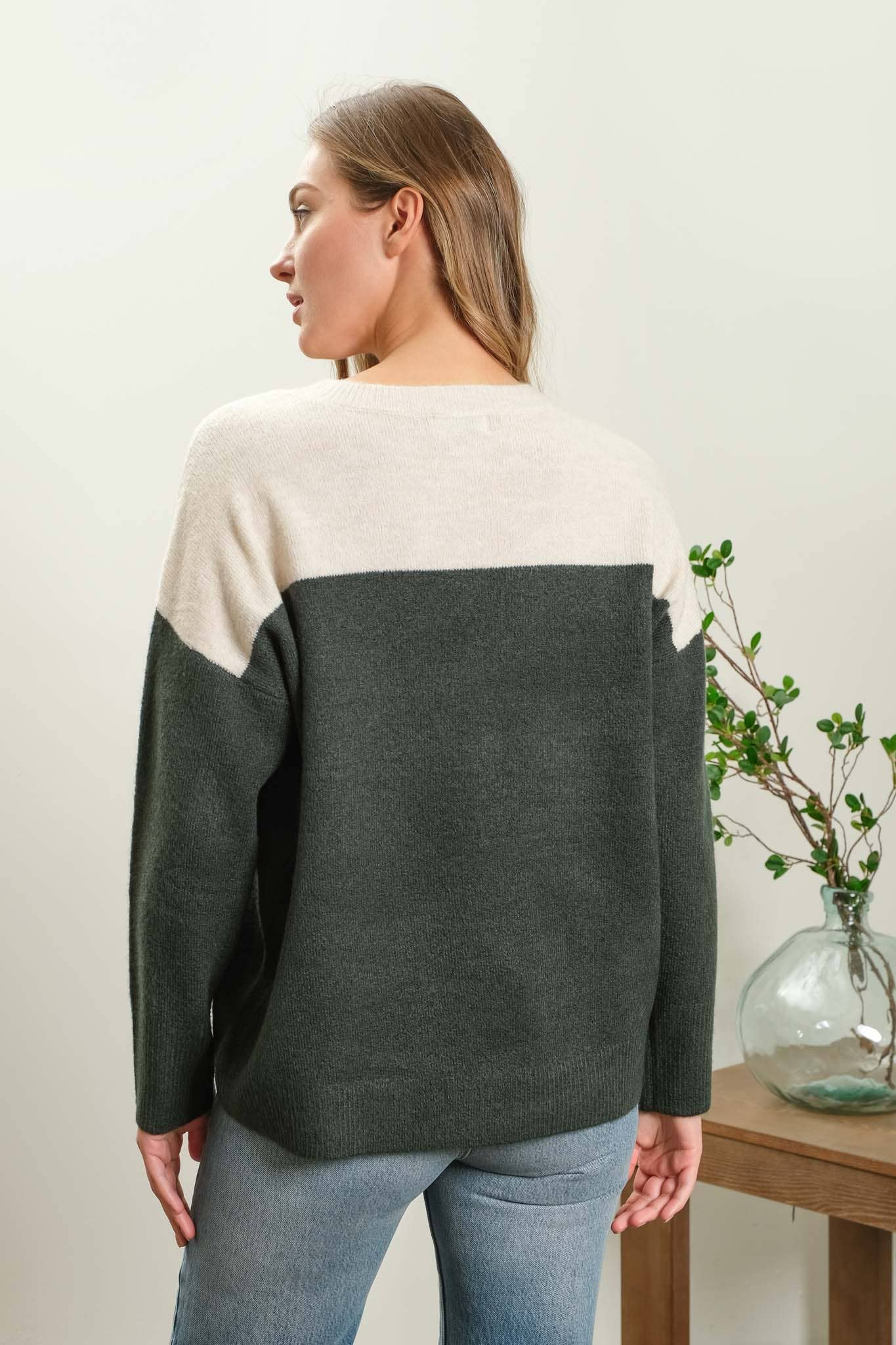 Williamsburg Hunter Colorblock Knit Top